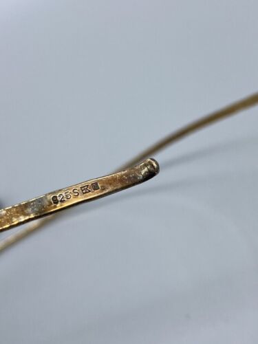 Vintage Sterling Silver 925 Gold Plated FLORA DANICA Parsley Pendant & Choker - Picture 12 of 19