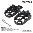 Footpegs Foot Pedal Rest Cnc For Dr650/650Se Drz125L Rm85 Dirt Pit Bike Black