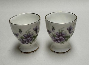 AYNSLEY English violet  陶器 Vintage Aynsley November Violet Fine Bone China Bouquet 3