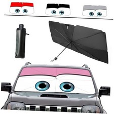 Windshield Sun Shade 2025 Car Accessories 100 Blackout Car Front Windsow Pink