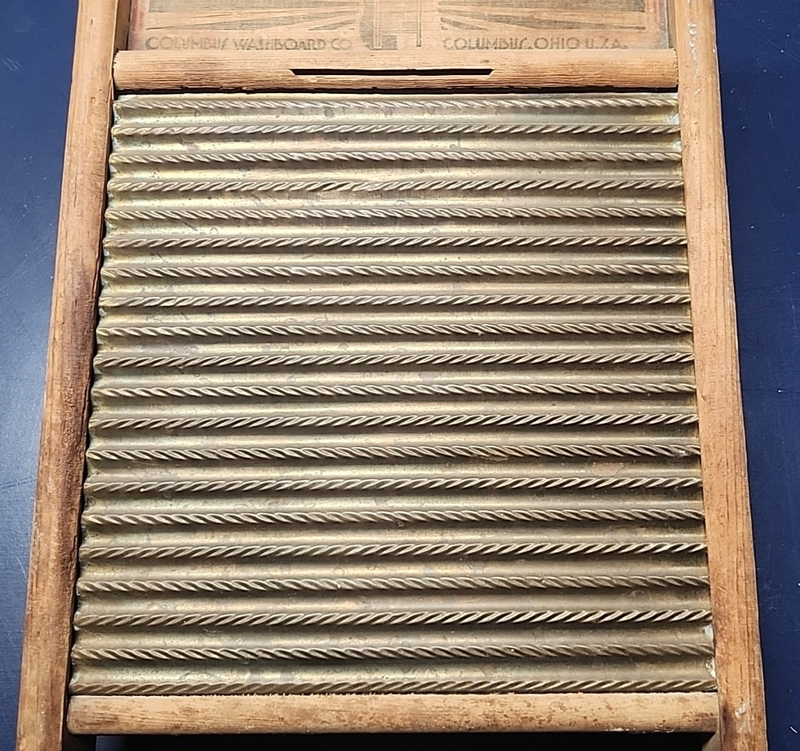 Vintage Maid-Rite Standard Family Size Wash Board Columbus