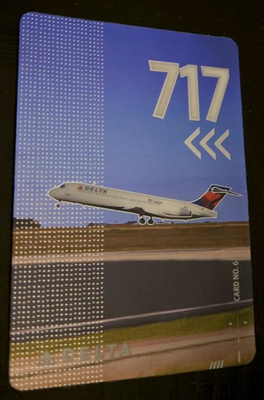 #ad Delta Trading Card 717 No 68 $5.50