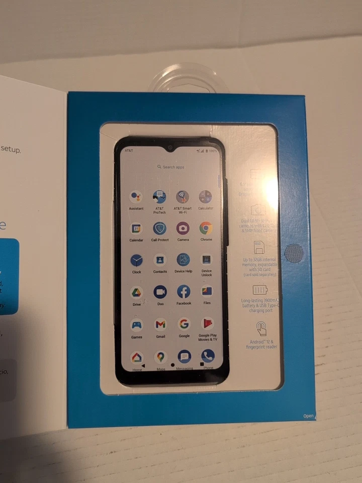 AT&T Maestro 3 6.5" 32GB 3GB RAM Oceanic Green LTE AT&T Prepaid Smartphone - Image 3 of 4