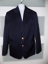 Dillard's Class Club Navy Blue Lined Blazer/Jacket Size 10 Boy's
