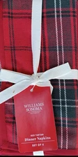 Williams-Sonoma Classic Tartan  Napkins Set/4