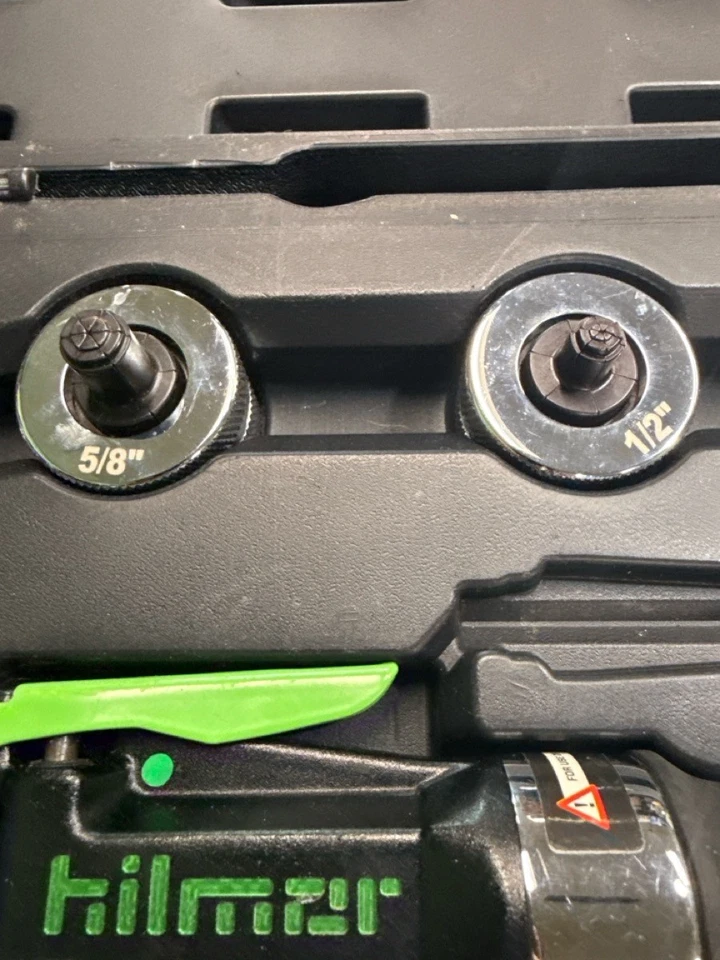 Hilmor compact swage tool kit 5 heads 3/8" 1/2" 5/8" 3/4" 7/8" (HPB023695) - Image 3 of 4