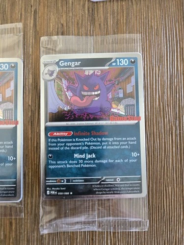 Gengar Promo Card Pokemon Perfect Order Gamestop Stamped 050/088 SEALED