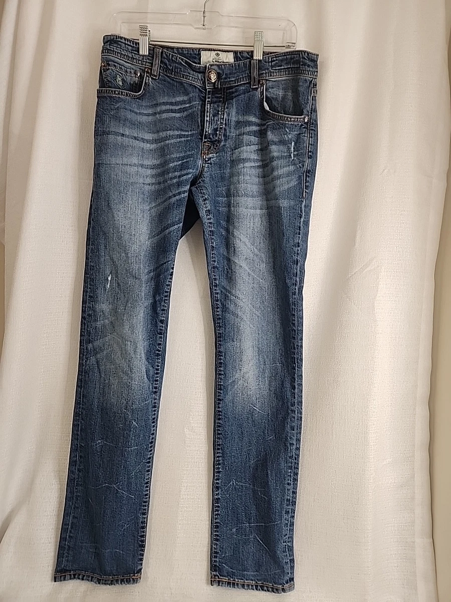 OPUS Jeans Donna Slim Fit Bianco Cotone Casual (IT 42, EU 38