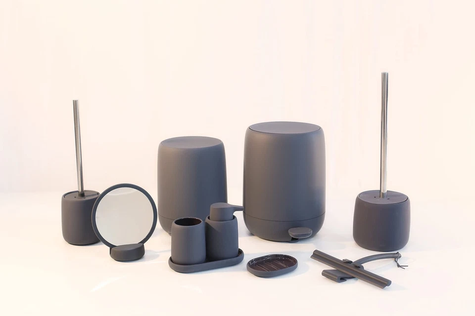 Blomus SONO Émbolo de Inodoro con Soporte Gris Micro Chip Accesorio de Baño Foto 4 de 4