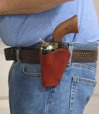 Left Hand Belt Holster w/ Belt Clip for Heritage Arms Barkeep w/ 2 Inch Barrel