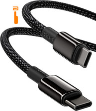 Baseus USB C Cable, 100W PD 5A QC 4.0 Fast Charging C to 10FT, Black