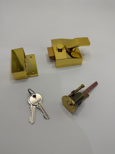 Sterling NLB201 schmaler Verschluss Messing versilbert Nachtriegel - Bild 7 von 12