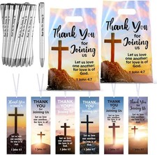 150 Pcs/50 Sets Church Welcome Gift Pockets Bulk Church Visitor Gifts 50 Religio