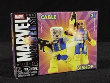 SEALED 2 pack Marvel Universe Minimates 2005 Mini Mates X-men Bishop Cable
