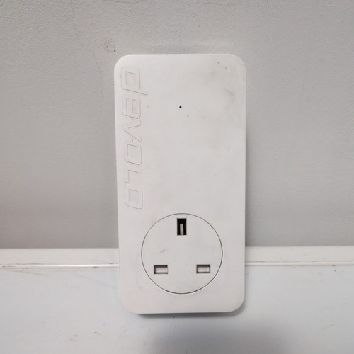 Single DEVOLO dLAN 550 duo+ POWERLINE ETHERNET ADAPTER with two ports