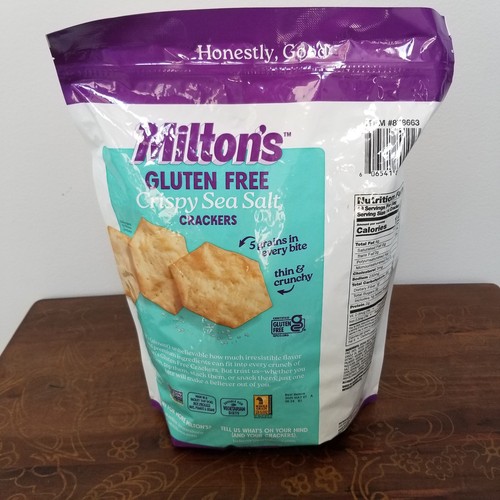 2 galletas crujientes de sal marina Milton's sin gluten 2 x 20 oz (total 40 oz) 05/2026 - Imagen 3 de 5