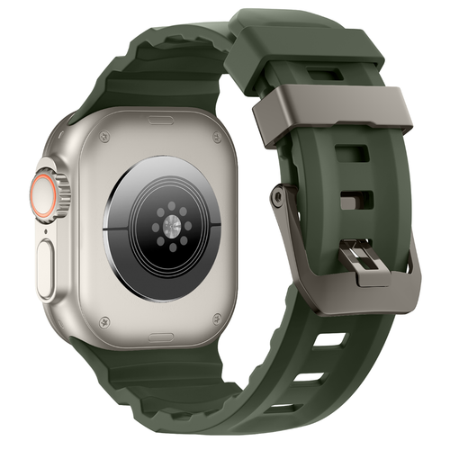 Waterproof Soft Silicone Band for Apple Watch Ultra Series 10 9 8 7 6 5 4 3 SE - 第 12/20 張圖片