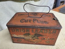 Vintage Union Leader Cut Plug Tobacco OLD