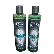 Dove 2 Pck Men Care Shampoo Conditioner RE+AL Bio-Mimetic Vegan Keratin 10 Oz