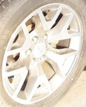 2017 Sierra 1500 OE Wheel 20x9 6 Spoke Double Y Spoke Machined Opt Nzh GMC