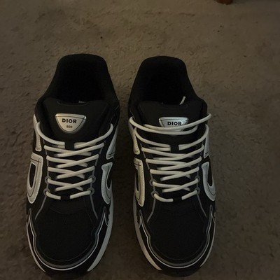Dior Men's B30 Sneaker Black White And Grey Size 10 Box/bags Included