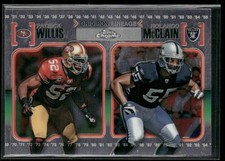 2010 Topps Chrome Gridiron Lineage Patrick Willis / Rolando McClain #CGL-WM