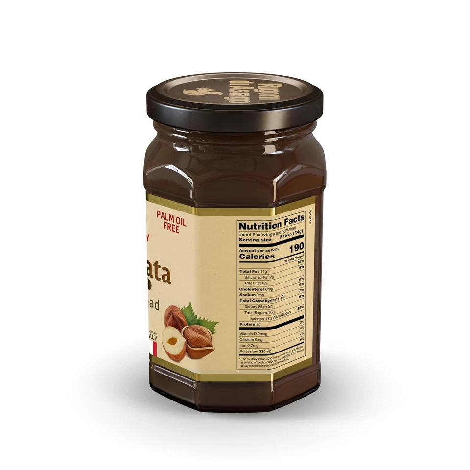 Rigoni di Asiago Spread Avellana y Cacao Orgánico Libre de Lácteos, 9.52 OZ Foto 4 de 4