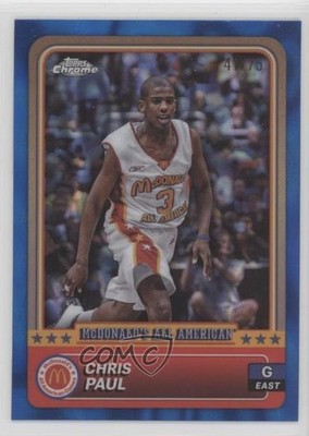 2024 Chrome McDonald's All American Blue Lava Refractor 41/75 Chris Paul #46 9o3