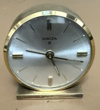 Vimtage Swiza 8 Day Desktop Bedside Mantle Alarm Clock