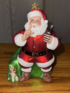 Ornamento Vintage Babbo Natale Migliore Amico "Coca Cola Tree Collection" n.A0490