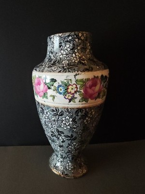 Keramik Vase ''Rosmarie, J. Kent Fenton Ye Olde Foley Ware''