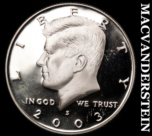 2003-S Kennedy Half Dollar- Silver- Choice Gem Proof Luster No Reserve #i9245