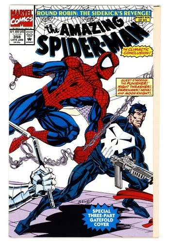 Amazing Spider-Man #358 NM 9.4 1991  Mark Bagley Cover