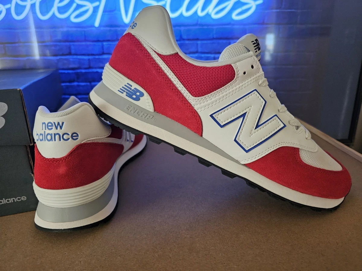 New Balance 574 Shoes Mens Size 10.5 D Red White Running  Trainer U574EW2 New Balance 574 – DTLR main image 2
