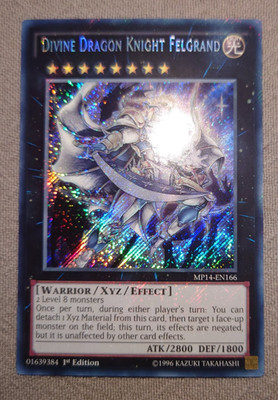 Yugioh Göttlicher Drache Felgrand MP14-DE166 Secret Rare