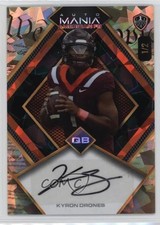 2024 Wild Card Mania American Football Diamond 1/2 Kyron Drones Auto 12ty