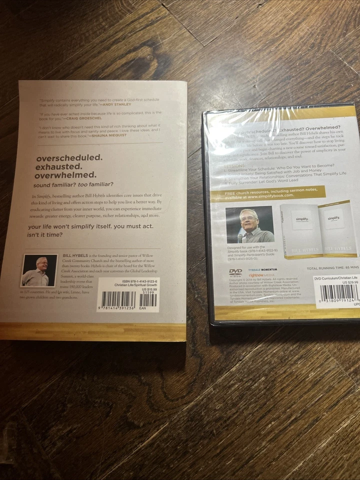 Simplify Book And DVD Experience By Bill Hybels - Image 2 of 2