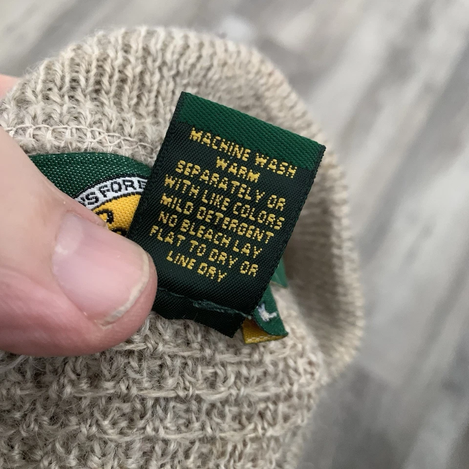 Cabelas Suéter Mujer Pequeño Reg 1/4 Cremallera Pullover Caqui Tostado Mezcla Lana Exterior Foto 4 de 4