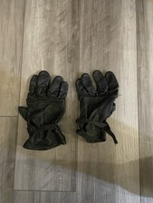 US Army Military Gloves Tactical Black Leather Light Duty SZ 4 Unisex Adult