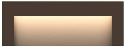 Taper 8" Wide Bronze LED Horizontal Outdoor Deck Step Light - Picture 1 of 10