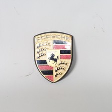 Porsche 911 Boxster Cayenne Hood Emblem Crest Badge Oem 99655921100