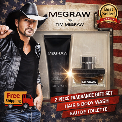 #ad #ad Tim McGraw “McGRAW” 2 Piece Fragrance Gift Set – Bold Masculine Hard to Find $92.99