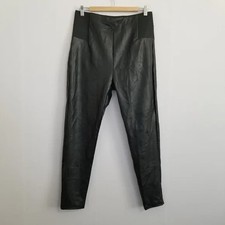 NWOT A New Day Black Faux Leather Pants Skinny Leggings Size XL