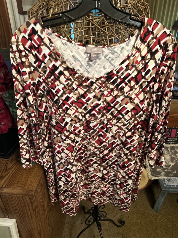 J. Jill Wearever Collection Women’s Top Size Petite Medium