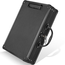 Key Lock Clipboard Storage Box, Heavy Duty Clipboard with Storage, Metal Lock...
