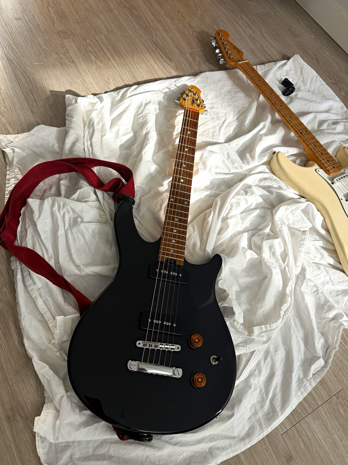 USA Peavey Firenza P90 1995 - Black Sparkle