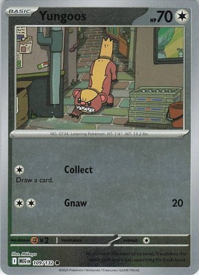 Yungoos Common ME01: Mega Evolution 109/132 NM