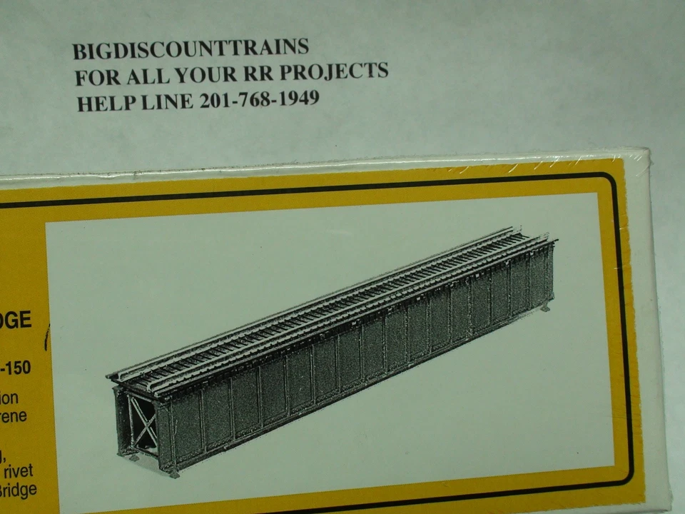 MICRO ENGINEERING #75-150 N SCALE DECK GIRDER BRIDGE 80' OPEN DECK - Image 2 of 4