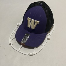 VTG NEW Nike Legacy 91 Washington Huskies Swoosh Flex Fit Hat Cap Purple OSFM