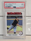 2024 Topps Heritage High Number Paul Skenes #594 White Border RC Mint PSA 9 MINT